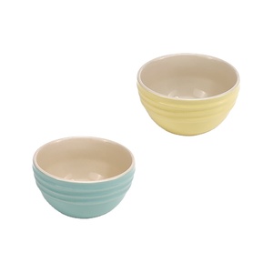 Vente en gros de petits bols mignons en céramique à relief bols à dessert en porcelaine <span class=keywords><strong>petit</strong></span> bol pour collation à la soupe de riz - Product Image 4