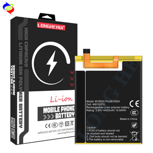 Batterie de téléphone portable 4400mAh 466182PU 100% zéro cycle de décharge pour <span class=keywords><strong>Blackview</strong></span> <span class=keywords><strong>BV5500</strong></span> BV5500Pro - Product Image 1