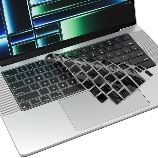 Waterproof Laptop Keyboard Protector Cover for MacBook Pro 14 Pro 16 A2442 A2485 Keyboard Skin,US Version