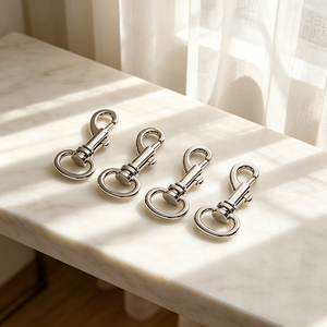 Mosquetón Giratorio Chapado en Oro Rosa de Primera Calidad, Aleación de Zinc Antideslustre, Gancho para Llavero, para Bolsos y Fabricación de Joyas, Clip Duradero - Product Image 3