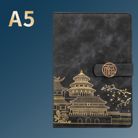 Coffret cadeau chaud, carnet en cuir PU A5, 100 pages, couverture rigide, journal d'entreprise avec stylo, boîte cadeau, logo personnalisé pour usage personnel ou professionnel