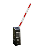 Barrière de parking automatique à énergie solaire avec batterie de secours pour le contrôle d'accès des véhicules
