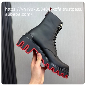 2026 Chris Loub Chaussures de luxe pour hommes à semelle rouge, de créateur, style baskets et chaussures habillées, confortables, brodées, hiver, légères et souples - Product Image 5