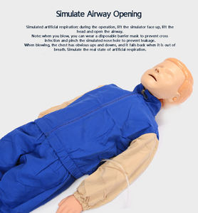 Simulador de maniquí médico de PVC de alta calidad, maniquí <span class=keywords><strong>CPR</strong></span> de cuerpo completo para niños, para enseñanza y aprendizaje de anatomía, 2017 - Product Image 4