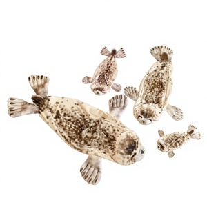 Peluche a forma di <span class=keywords><strong>leone</strong></span> marino, in peluche corto, imbottito in cotone PP, <span class=keywords><strong>altezza</strong></span> regolabile 35-120 cm, per età 0-14+ anni - Product Image 1