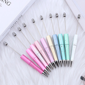 Nouveau Style plusieurs couleurs UV bricolage taches dorées stylos à perles ajouter des perles scintillantes supérieures avec un stylo à bille en plastique - Product Image 4