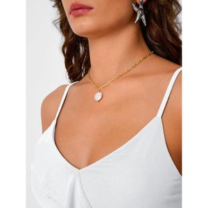 เสื้อกล้ามคอวีของผู้หญิงทันสมัย2025เสื้อสายเดี่ยวสายเดี่ยวแนวสปาเก็ตตี้แต่งระบายพลิ้วไหวระบายอากาศได้ดี-ขนาดควีนไซส์ - Product Image 4