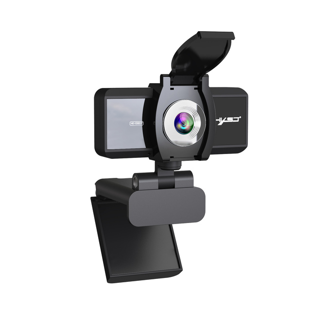 HXSJ 1080P Computer Camera S4 Plug Play USB Webcam with Microphone CMOS Image Sensor for Online Calling 90°FOV Stock Available