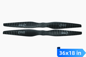 Trọng lượng nhẹ cuộc sống lâu dài phổ biến Drone phụ kiện 36x18 sợi carbon <span class=keywords><strong>Matt</strong></span> 2-cánh quạt cánh quạt hiệu quả cao sợi Carbon cánh quạt - Product Image 3