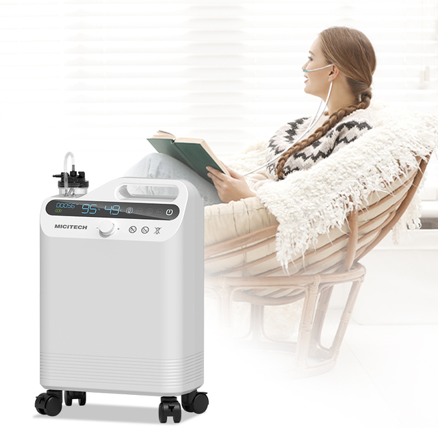 MICiTECH 5L Portable and Efficient Oxygen Generator for Home and Travel Oxygen Concentrator