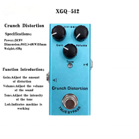 Pédales Multi-Effets Économiques pour Guitare et Basse Électrique : Overdrive Vintage, Ultimate Drive, Crunch Distortion, US Dream, Chorus Classique