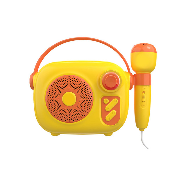 Best Kids Wireless K8 Karaoke Machine Toddler Toy Small Handheld Microphone Mini Speaker Mic Cartoon Condenser Microphone Type C