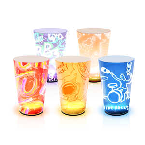 Bicchieri PS Personalizzati con Luce LED Attivata dall'Acqua per Feste, Design Moderno, Confezione all'Ingrosso, Stile Redbull Australia - Product Image 2