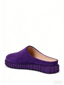 Khumalo <b>Suede</b> Casual <b>Mules</b> Lightweight Slip-On Ethnic Shoes for Daily Commute - Product Image 6