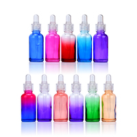 15ml 30ml 50ml 100ml Botol Kosmetik Kaca Persegi Panjang Datar Bening Kosong dengan Pipet untuk Parfum, Minyak, dan Serum