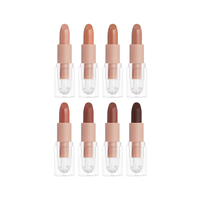 Usine de Maquillage Personnalisé Rouge à Lèvres Longue Tenue Marque Privée Luxe Imperméable Velours Mat Nude