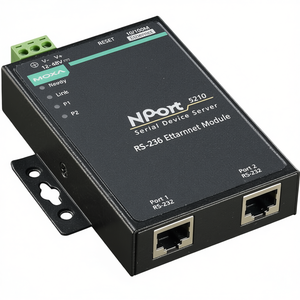 Moxa NPort 5210 Servidor de Dispositivos Seriales RS-232, Módulo Ethernet con Adaptador, Módulo I/O Ethernet Industrial - Product Image 2