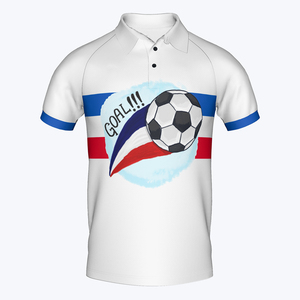 Nouveau Maillot de Foot France 2026 Personnalisé par Sublimation – Version Fan Bleue 26 – T-shirt de l'Équipe Nationale pour le Bureau et la Maison - Product Image 1