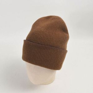2024 New Arrival Autumn Winter Warm <b>Hat</b> Fashion Women Men Two Tone 100% Pure Wool Beanie <b>Hat</b> - Product Image 2