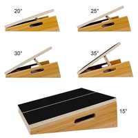 Planche inclinée en bois pour gymnase et studio Planche inclinée en bois de haute qualité réglable pour l'étirement du mollet