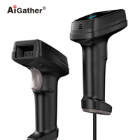 Escáner de Código de Barras Inalámbrico AiGather, Conexión USB, Lector 1D 2D, Ideal para Supermercados y Farmacias