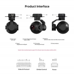 ZR10 4MP 2K Gimbal <b>Camera</b> 10X Optical Zoom Starlight <b>Night</b> <b>Vision</b> IP54 3 Axis Stabilized For UAV Drone Aerial Photography - Product Image 5