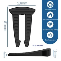 Cache-bouton rotatif en silicone sécurisé pour enfant, modèle Hy856, pour cuisinière à gaz et four de comptoir, directement de l'usine