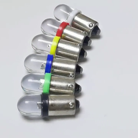 BA9S T11 T4W #44 #47 자동차 LED 전구 밀크 화이트 돔 다양한 색상 비 극성 AC DC 12V Bally 핀볼 게임기 용