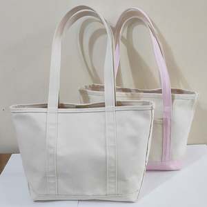 กระเป๋าผ้าแคนวาสพิมพ์โลโก้ตามสั่งขายส่ง พร้อมหูหิ้วเชือก ปิดซิป ความจุขนาดใหญ่ มีตัวเลือกสีตามสั่ง สำหรับผู้หญิง - Product Image 4