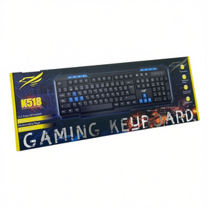 K518 Gaming Keyboard 110 <b>Keys</b> Multimedia <b>Keys</b> For PC Laptop - Product Image 2