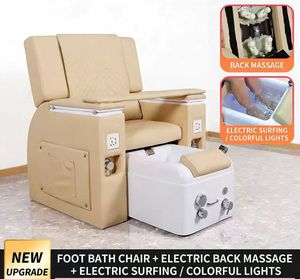 Sillón Multifuncional para Manicura, Pestañas, Pedicura, con Masaje de Espalda y Reposapiés - Product Image 4