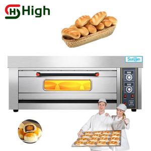 Four industriel électrique à 4 niveaux en acier inoxydable avec vapeur pour la cuisson des gâteaux et du <span class=keywords><strong>pain</strong></span> - Product Image 4