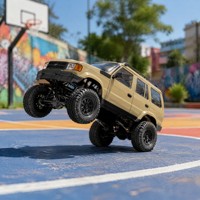 Voiture télécommandée tout-terrain RC Rock Crawler SUV 4x4 avec barre de toit et snorkel, homologuée EN71 CE, pour adultes