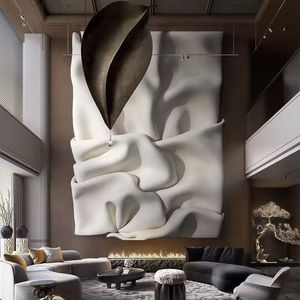 モダンな手作り3Dウォールアート、家の壁飾り、抽象的な3Dウォールアート絵画 - Product Image 1