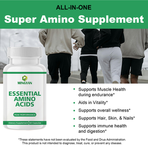 Integratore di Aminoacidi Essenziali con Tutti i 9 EAA in Capsule per il Recupero Muscolare, il Supporto all'<span class=keywords><strong>Allenamento</strong></span> e l'Assorbimento dei Nutrienti - Product Image 2