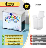 Boîtier de protection moderne en acrylique pour Elite Trainer Box (ETB) – Anti-poussière et étanche, support de table