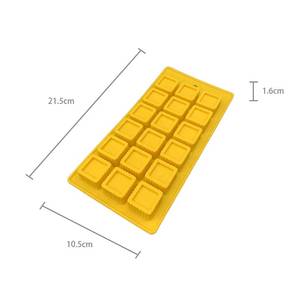 18-Cavity <b>Silicone</b> Molds for <b>Baking</b> Pudding DIY Candy Jelly Chocolate Easy Use Clean - Product Image 3