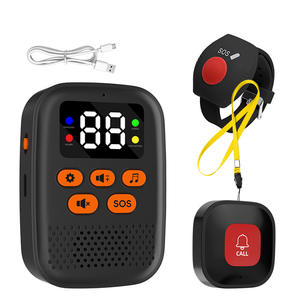 Sos tpager pager לחצן שיחה רפואי אלחוטי מעקב אחר זקנות sos אזעקות רטט דיגיטלי שיחה פעמון - Product Image 2