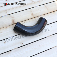 Tubo de Fibra de Carbono Seca Mathcarbon - Tubo Ligero Personalizado Resistente a Altas Temperaturas, Grosor Personalizado, Opciones de Color y Logotipo