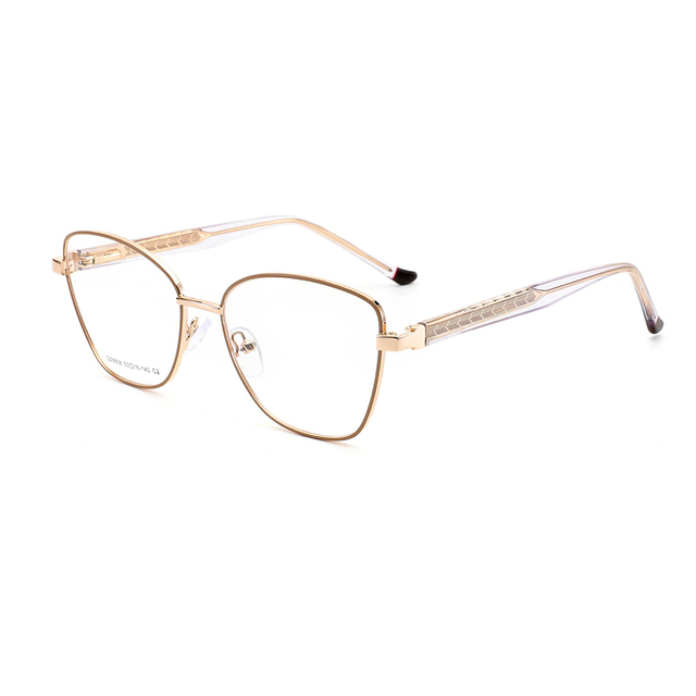 Colorful New Style Cat Eye Factory Price Metal Optical Eyeglasses Frames Metal Eyeglasses Frame Optical Frame