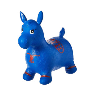 Trémie <span class=keywords><strong>de</strong></span> cheval <span class=keywords><strong>de</strong></span> saut vert Ride-on Bouncy Animal avec logo personnalisé et impression - Product Image 1