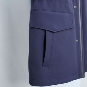 Chaqueta Utilitaria con Capucha para Hombre, Color Azul Marino, Impermeable, Resistente al Viento, Estilo Casual para Exteriores, Parka con Múltiples Bolsillos, Oferta 2026 - Product Image 6