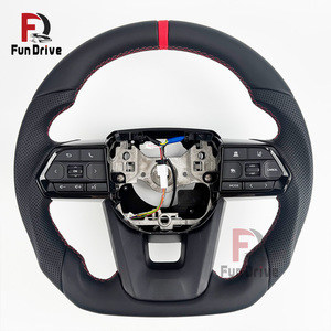 Volante de Cuero Toyota para Harrier Serie 70, Serie 100, Allion, Venza, Rush, Vellfire, Axio, <span class=keywords><strong>TRD</strong></span> Serie 300, Vios, Wish, Previa - Product Image 4