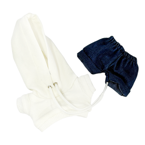 La Luxury 17cm Branded Designer Black Suit Cartoon Toy Plush Vinyl <b>Clothes</b> Only by La Manufacturers Wholesale Fashion - Product Image 4