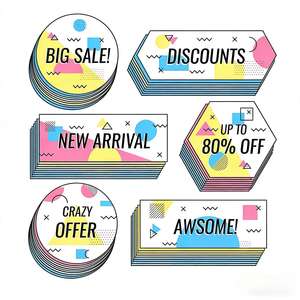 מדבקות ויניל מותאמות אישית, חיתוך לפי צורה, עמידות במים, הדפסה צבעונית מלאה, מדבקות UV, עיצוב לוגו חברה - Product Image 1