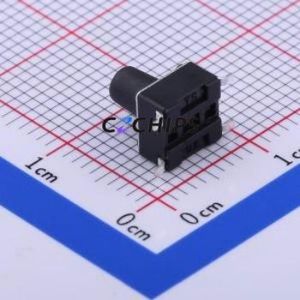 TS-1102S-C-I-B Tactile Switch SMD-4P,6x6mm Switch Single Pole Single Throw Round Button 2.6N Vertical Mount - Product Image 2