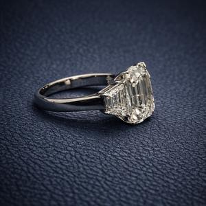 Bague de fiançailles et de mariage personnalisée 1, 2, 3 ou 5 carats en or 14k ou 18k avec diamant de laboratoire – Bijoux de marque de luxe - Product Image 2