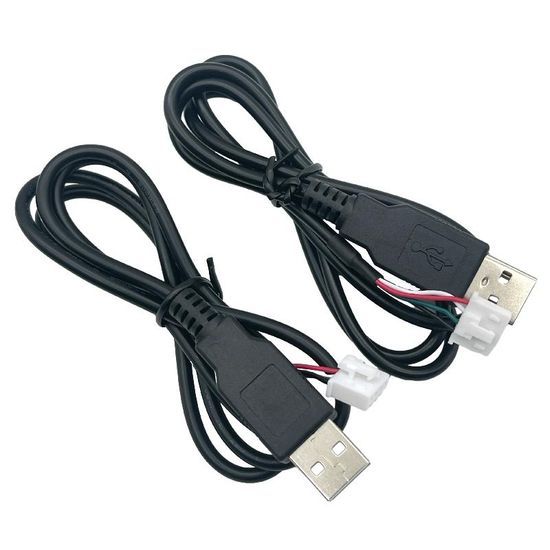 USB Cable to JST PHB 2.0 Connector USB A/Type C/micro USB to JST Cable Automotive Use RoHS Certified