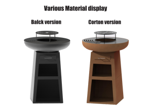 Venta Directa <span class=keywords><strong>de</strong></span> Fábrica: <span class=keywords><strong>Brasero</strong></span> <span class=keywords><strong>de</strong></span> Jardín con Estructura KD para Leña Seca y Barbacoa - Product Image 3