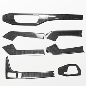 Juego de 7 Piezas de Mejora Interior de Fibra de Carbono para Audi B9/B9PA A4/A5 S4/S5 2017-2024, Nuevo - Product Image 2